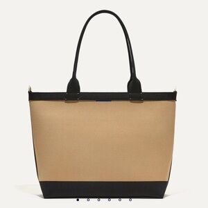 Rothy's Tan and Black Tote Bag
